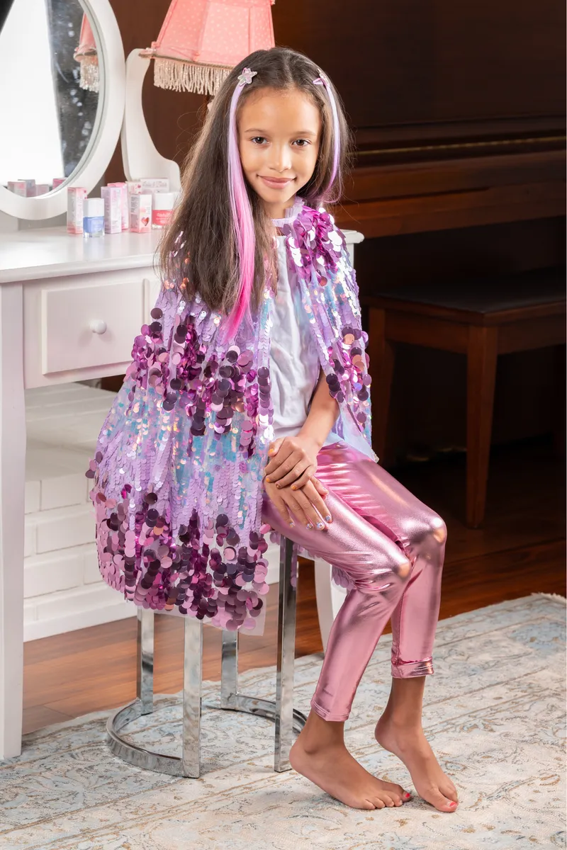 Creative Education The 5th Avenue Pailette Cape, Purple