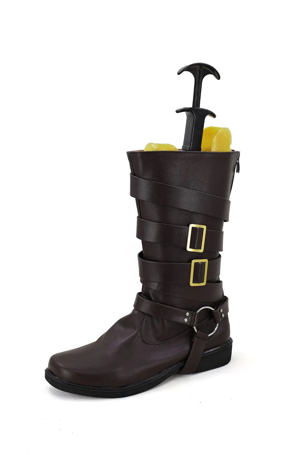 DMC5S Dantete Cosplay Boots Brown Shoes Halloween Carnival Cosplay Custom Made European Size