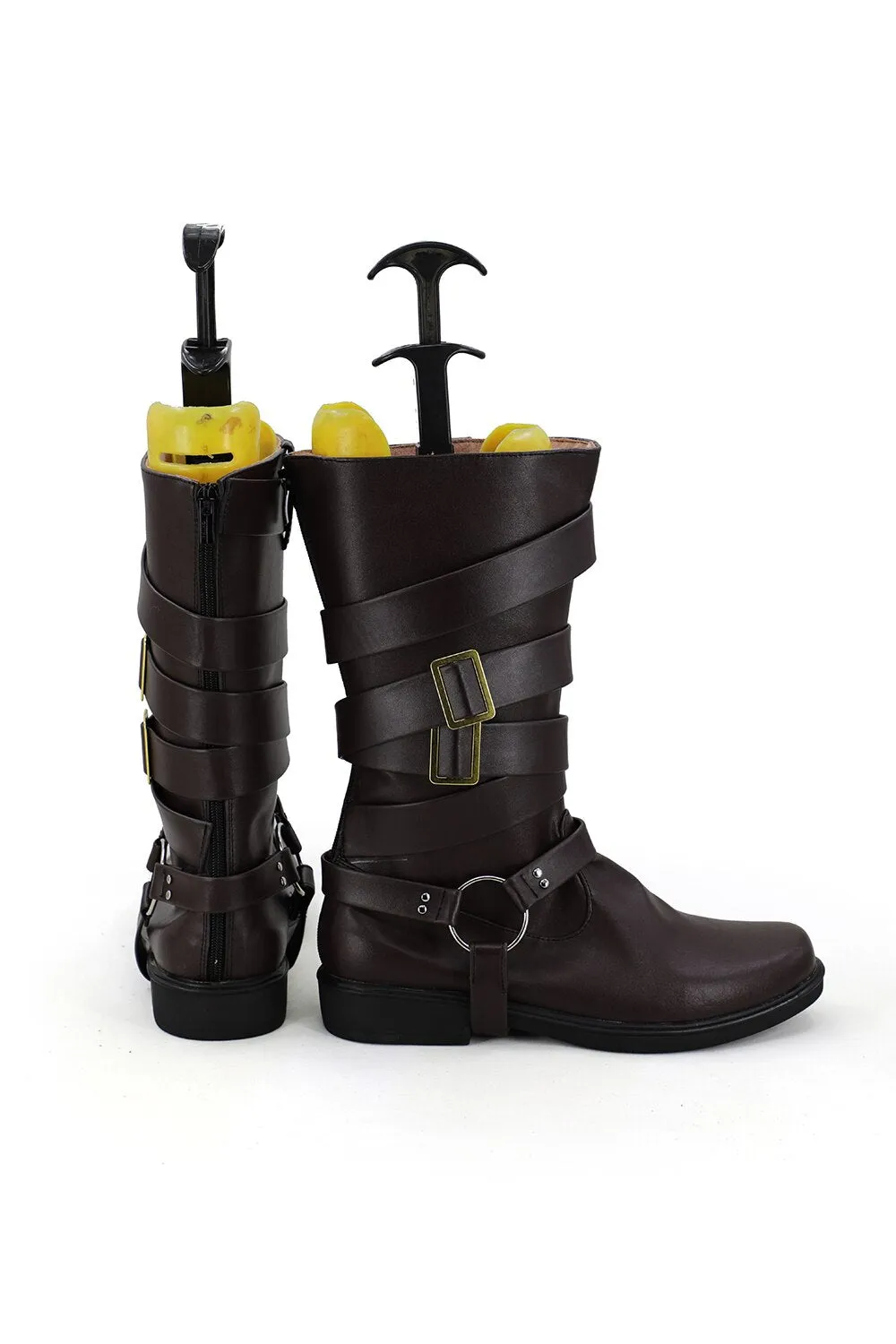 DMC5S Dantete Cosplay Boots Brown Shoes Halloween Carnival Cosplay Custom Made European Size