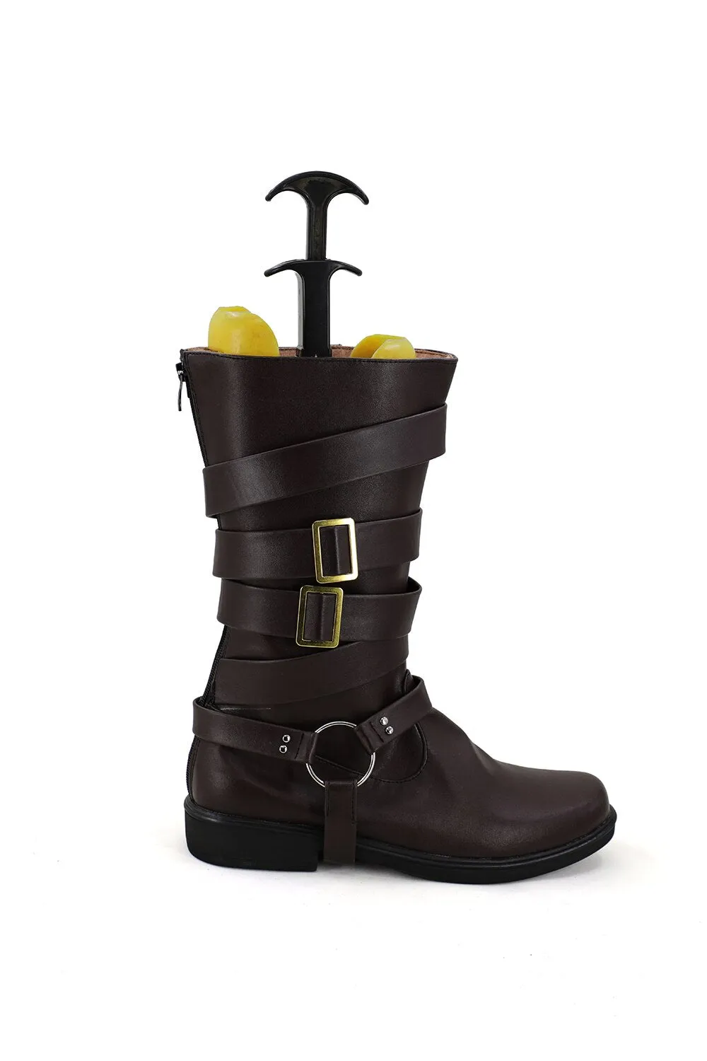 DMC5S Dantete Cosplay Boots Brown Shoes Halloween Carnival Cosplay Custom Made European Size