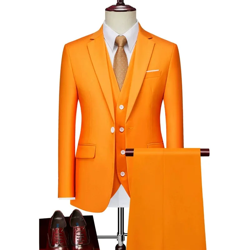 Importé - Ensemble Costume Homme Slim Style Britannique 2 Pièces