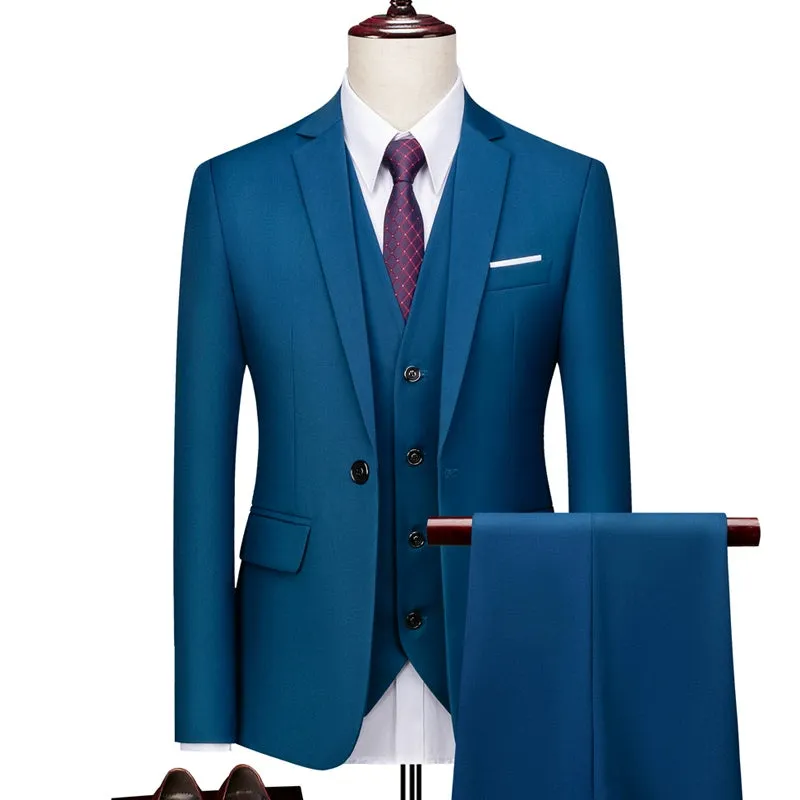 Importé - Ensemble Costume Homme Slim Style Britannique 2 Pièces