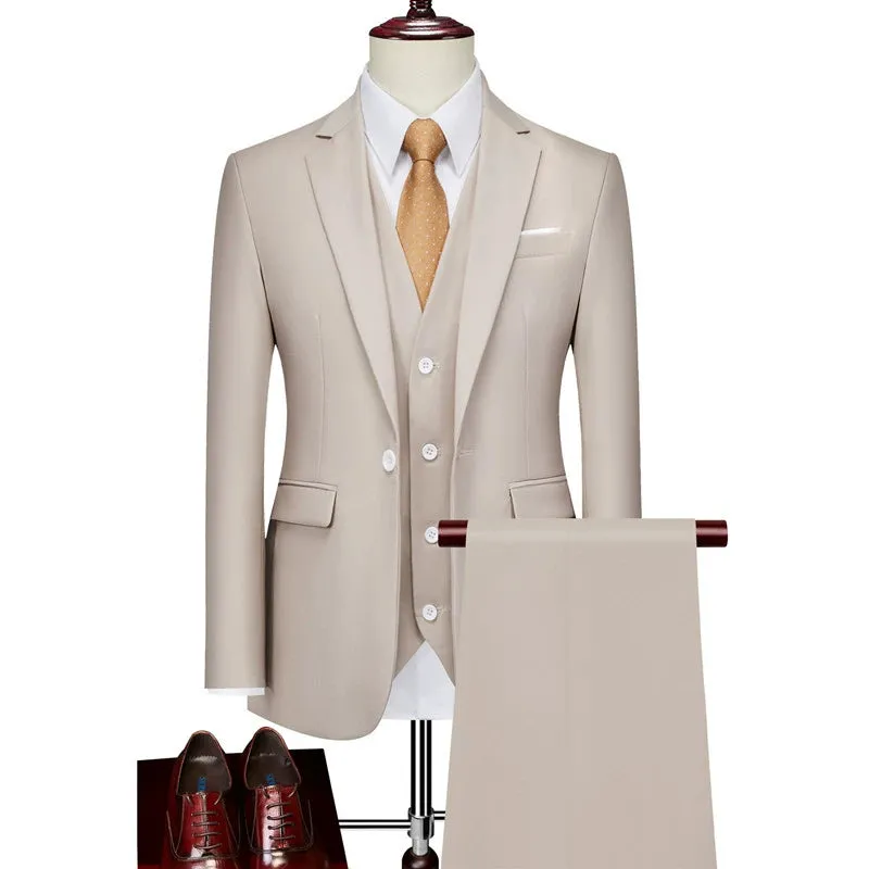 Importé - Ensemble Costume Homme Slim Style Britannique 2 Pièces