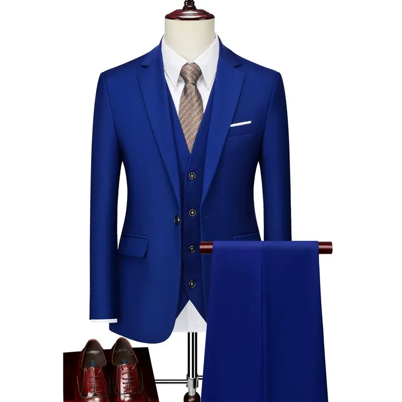 Importé - Ensemble Costume Homme Slim Style Britannique 2 Pièces