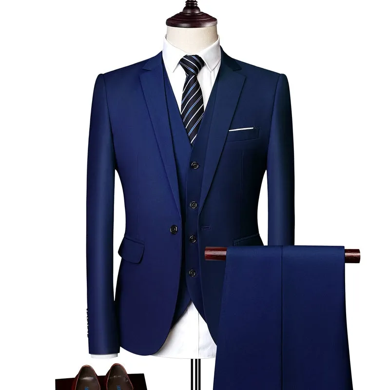 Importé - Ensemble Costume Homme Slim Style Britannique 2 Pièces