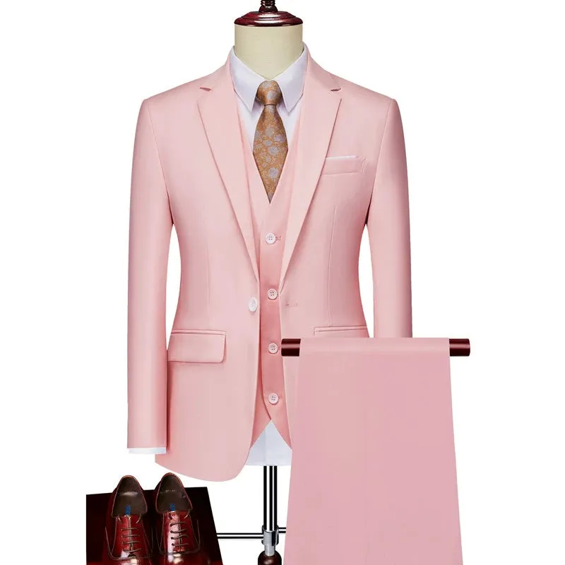Importé - Ensemble Costume Homme Slim Style Britannique 2 Pièces