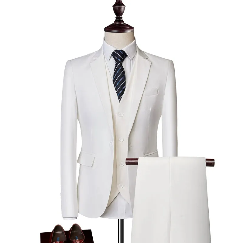 Importé - Ensemble Costume Homme Slim Style Britannique 2 Pièces