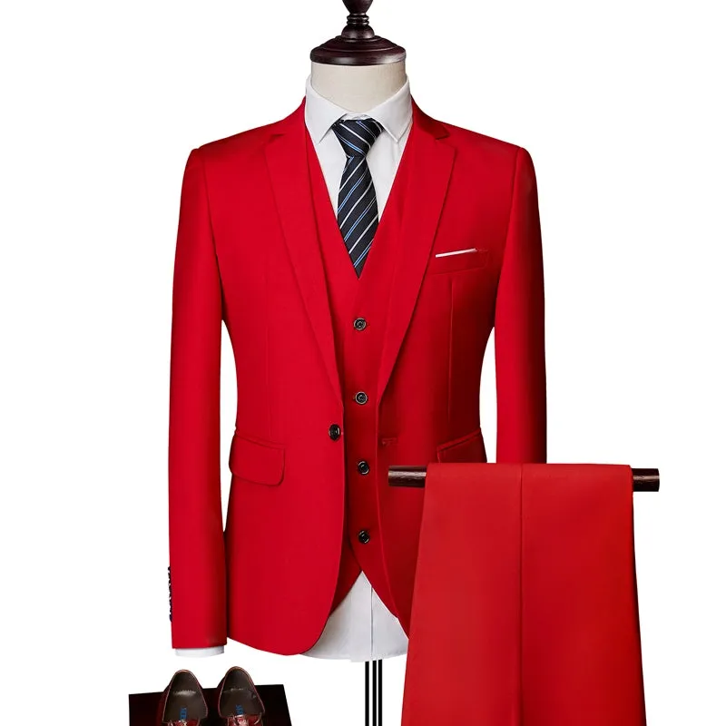 Importé - Ensemble Costume Homme Slim Style Britannique 2 Pièces