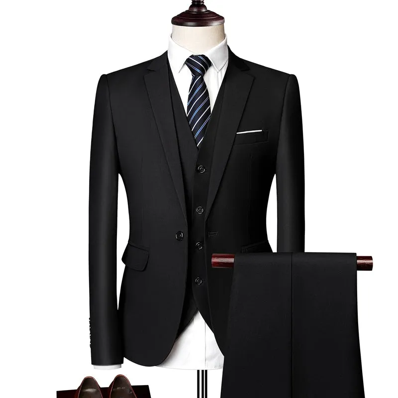 Importé - Ensemble Costume Homme Slim Style Britannique 2 Pièces