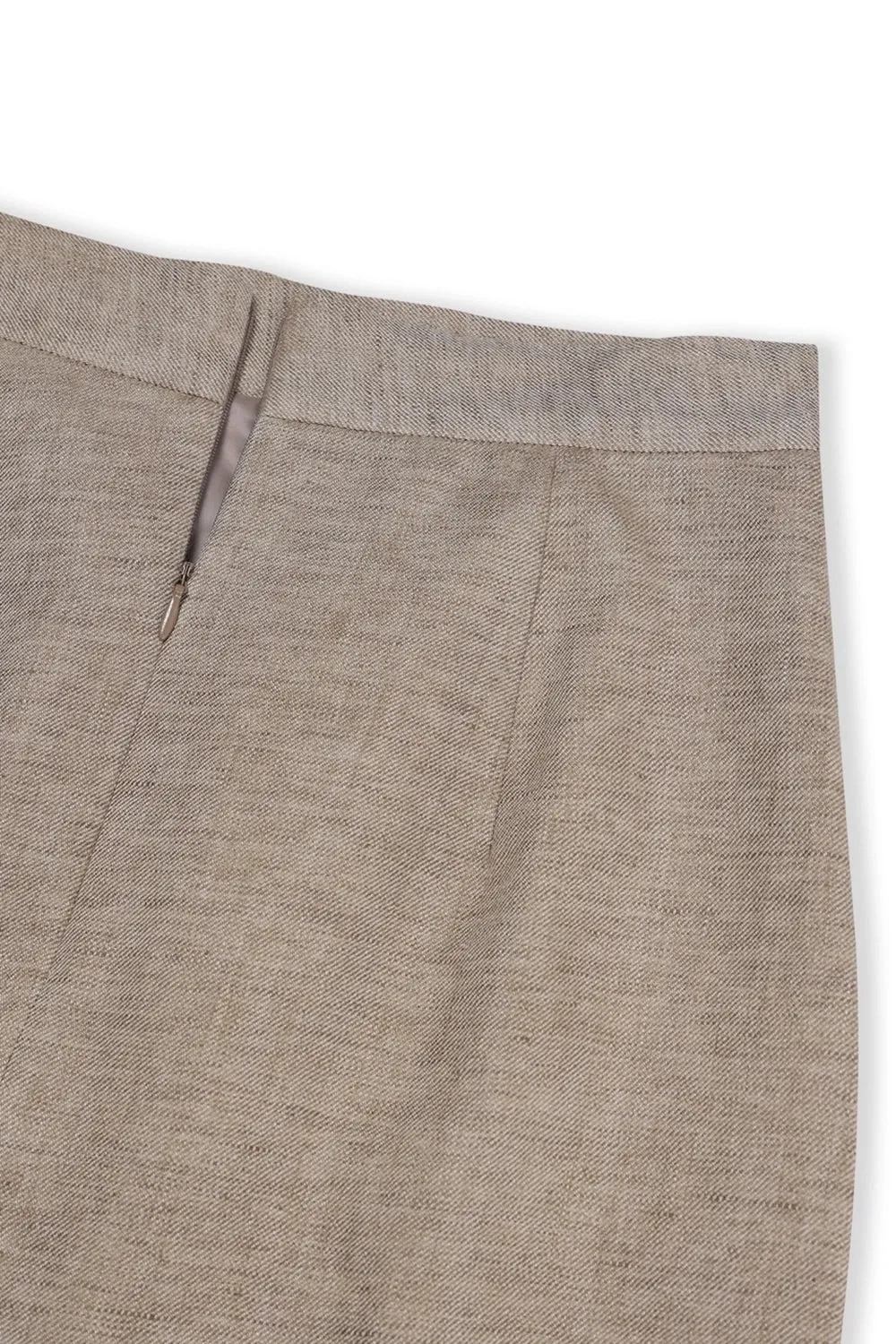 Lila Linen Midi Skirt