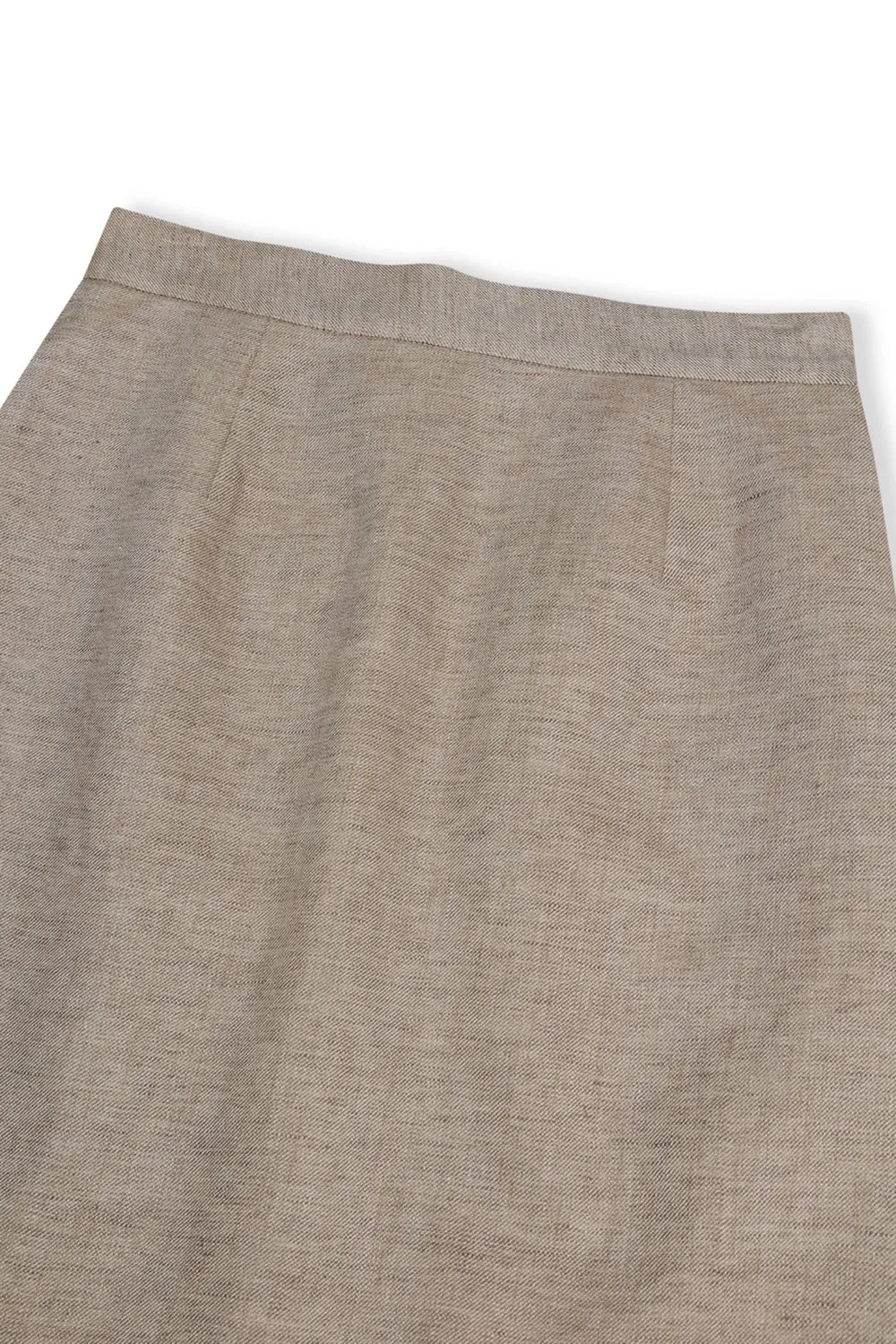 Lila Linen Midi Skirt